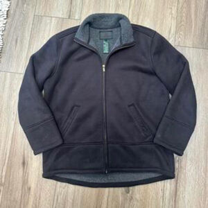 Vintage Ralph Lauren women’s suede zip jacket